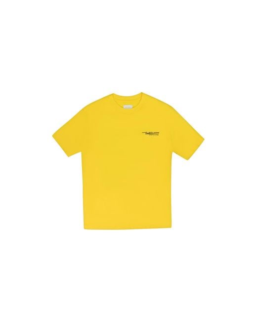 Aimé Leon Dore Yellow Q86 Car T-Shirt "Dandelion" Ald Mtps 0260" for men