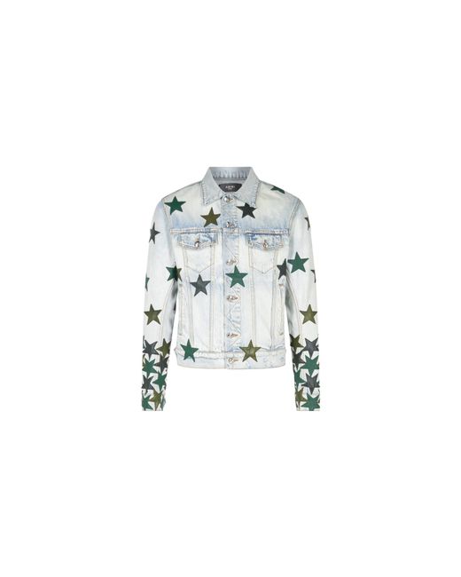 Amiri Black Chemist Trucker Jacket "Light" Mdt001 485" for men