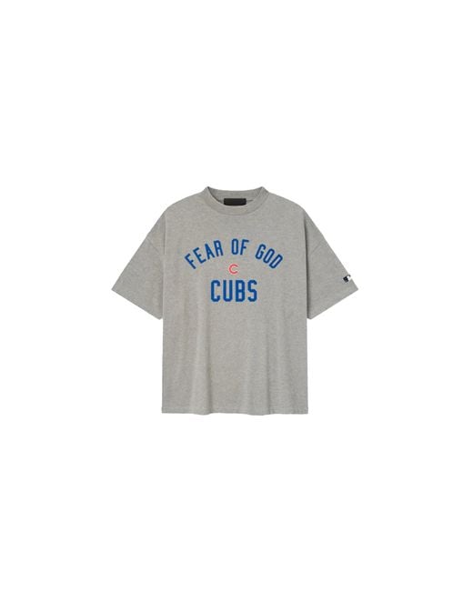 Fear Of God Black Mlb 90' Fit T-Shirt Chicago 125Ml254016F" for men