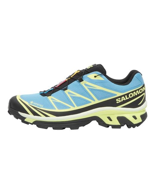Salomon Blue Xt-6 Gore-Tex "Niagara Sunny Lime" L49158700" for men