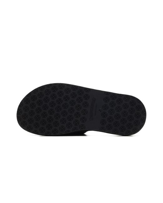 Chrome Hearts Black Embroidered Horseshoe Hotel Slippers Chrm1480" for men