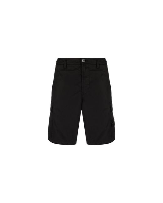 Stone Island Black Basic Short L100020 S0003 V0029" for men