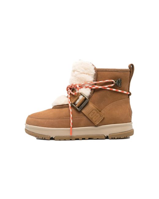 Ugg Black Classic Weather Hiker Boots "Chestnut" 1112477 Che"