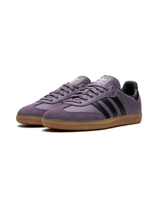 Adidas Black Samba Og "shadow Violet" Shoes