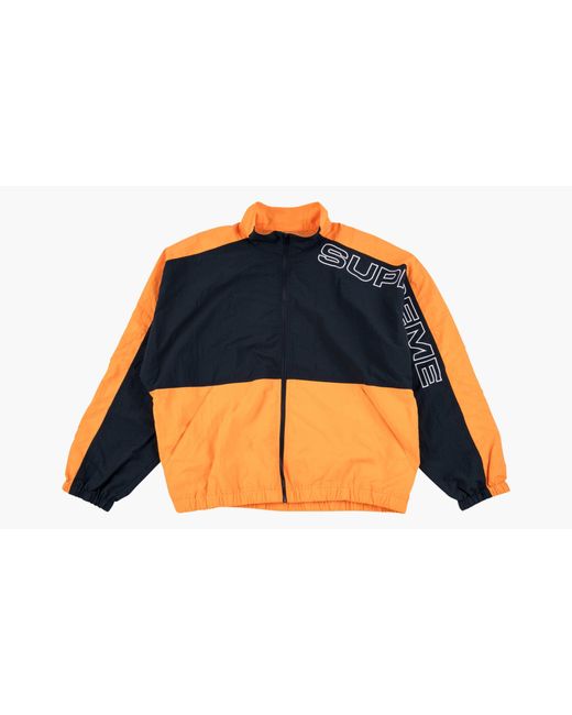 Supreme Orange Split Track Jacket "ss 17" for men