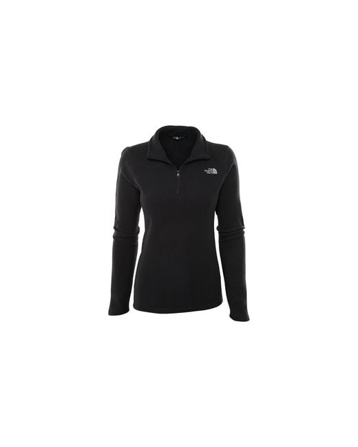 The North Face Black Glacier 1/4 Zip Fleece Jacket "Tnf" A2Red Jk3"