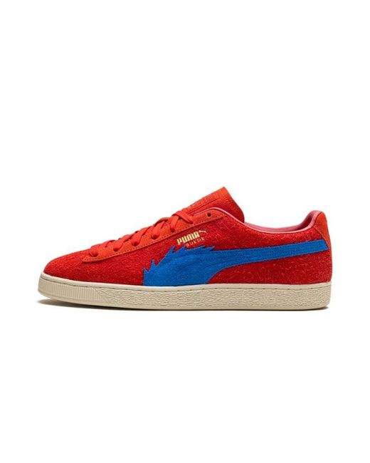 PUMA Red Suede "one Piece Buggy" for men