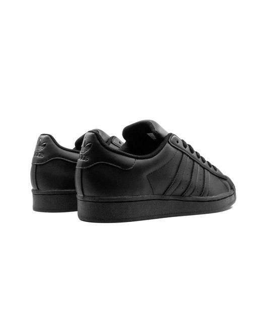 Adidas Black Superstar "Triple" Shoes for men