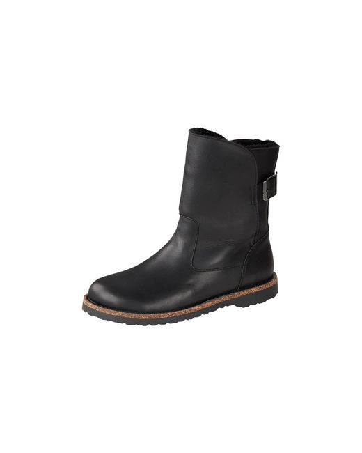 Birkenstock Black Uppsala Shearling Leather 1025583" for men