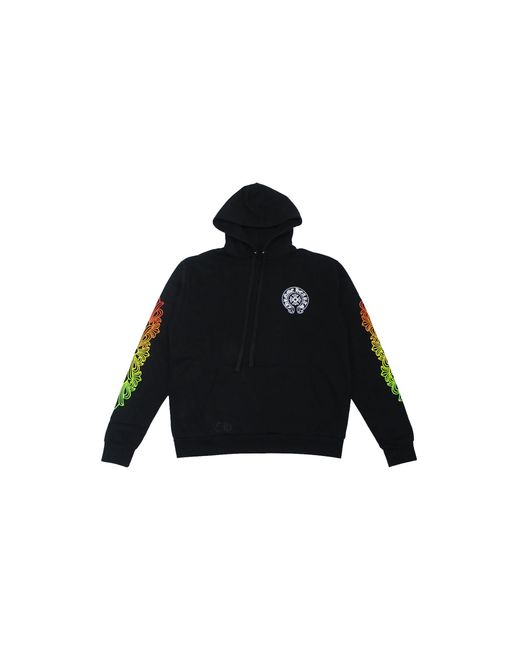 Chrome Hearts Black Floral Sleeve Gradient Made for men