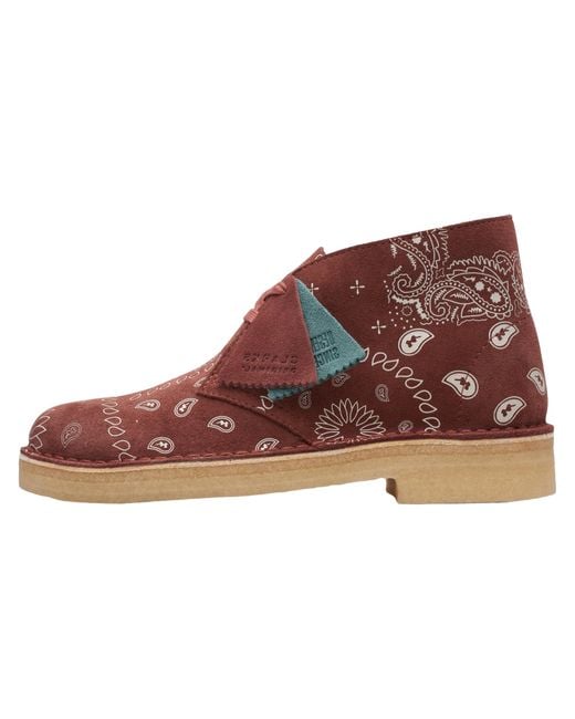 Clarks Brown Originals Desert Boot "Brick Paisley" 26168784"