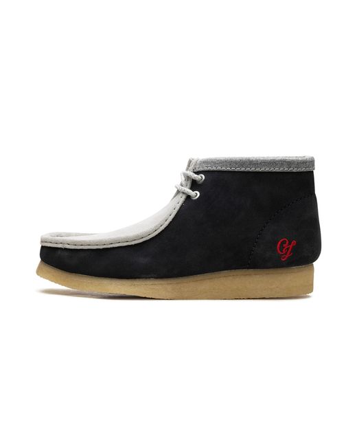Clarks Black Wallabee Boot Vcy 26165077" for men