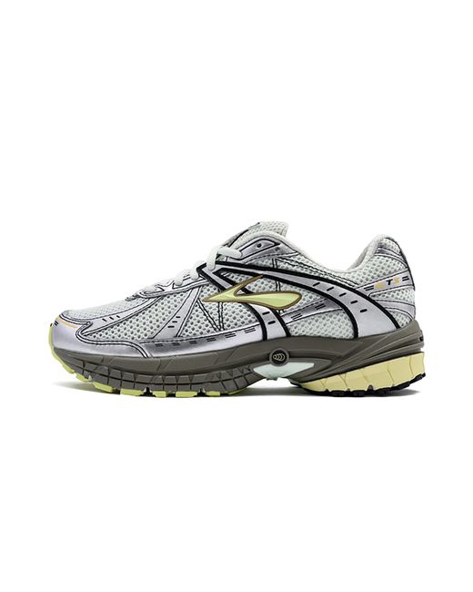 Brooks Black Adrenaline Gts 10 "Canary Stone Sunny Lime" 100058 096" for men