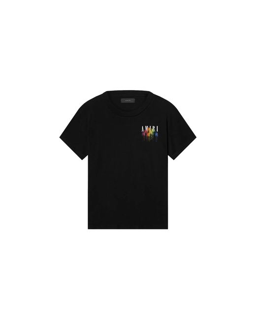 Amiri Black Ma Drip Logo T-Shirt Ps23Mjg038 001" for men