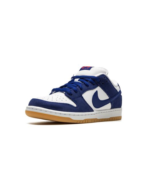 Nike Blue Sb Dunk Low "Los Angeles Dodgers" Do9395 400" for men