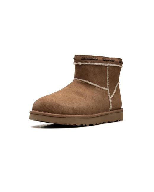Ugg Brown Classic Mini Shearling Braid "Chestnut" 1166751 Che"