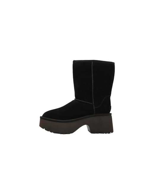 Ugg Black Classic Short New Heights Boot 1158310 Blk"
