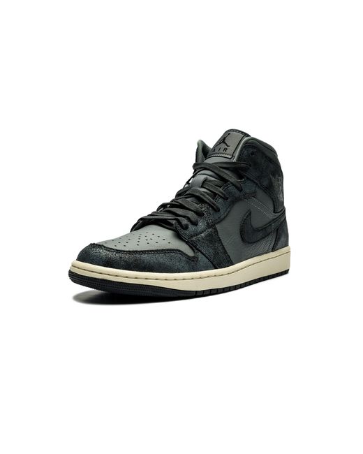 Nike Black Air 1 Mid "Distressed Smoke" Fj3448 001"