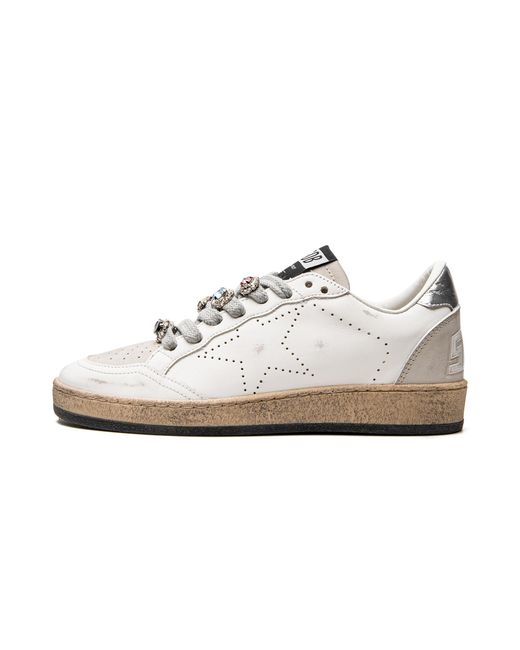 Golden Goose Deluxe Brand Black Ball Star Skate Leather Toe Ice"
