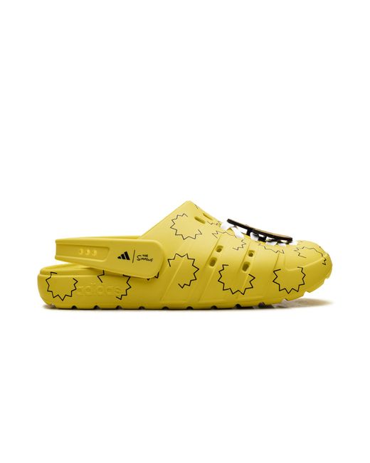 Adidas Yellow Adilette Clog "The Simpsons" Hq2580" for men