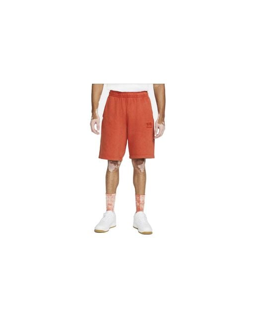 Nike Black Sportswear Fleece French Terry Athletic Shorts Dz3061 623" for men