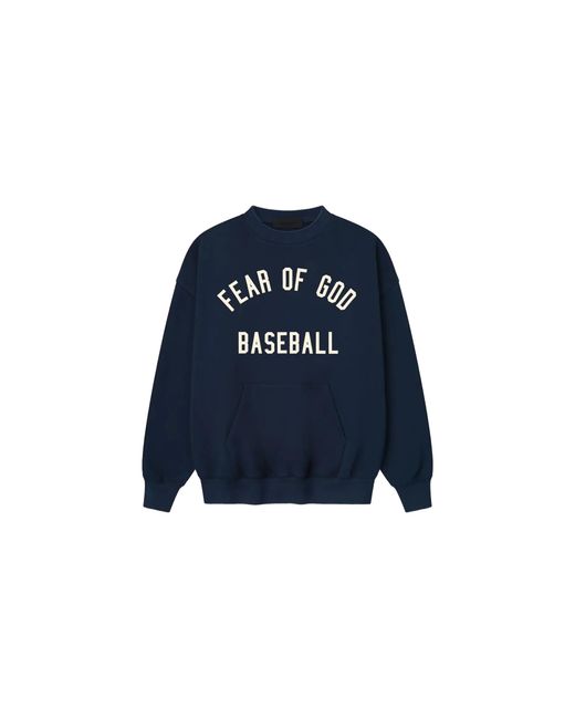 Fear Of God Blue Mlb Sport Crewneck "Midnight" 192Ml252103F" for men