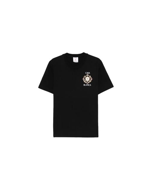 Casablanca Black Championship T-Shirt Mpf25 Jts 001 12 Ex" for men