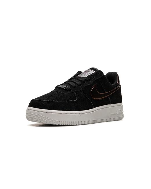 Nike Black Air Force 1 Low '07 "Eggplant Swoosh" Hj4401 002" for men