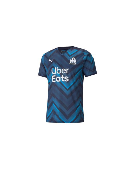 PUMA Blue Om Olympique Marseille Away Shirt Replica 759286 02" for men