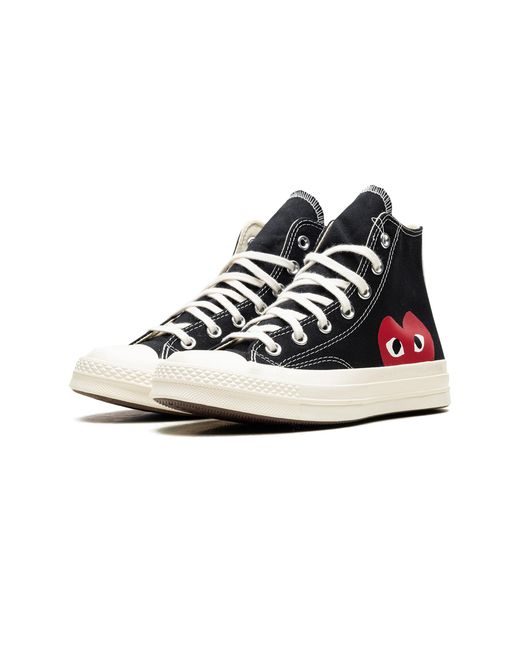 Converse Black Chuck 70 Hi "Comme Des Garçons Half Heart" 150204C" for men
