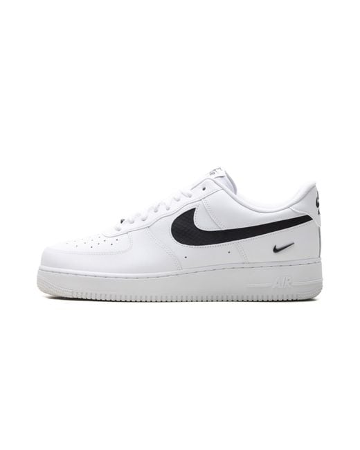 Nike Black Air Force 1 Low "Nylon Swoosh" Ih4452 100" for men