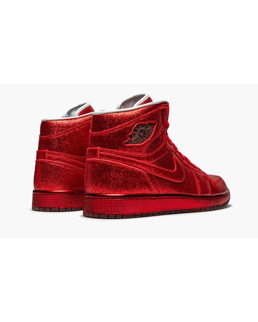 Nike 1 Retro High "legends Of Summer Glitter" Shoes in Red for Men | Lyst
