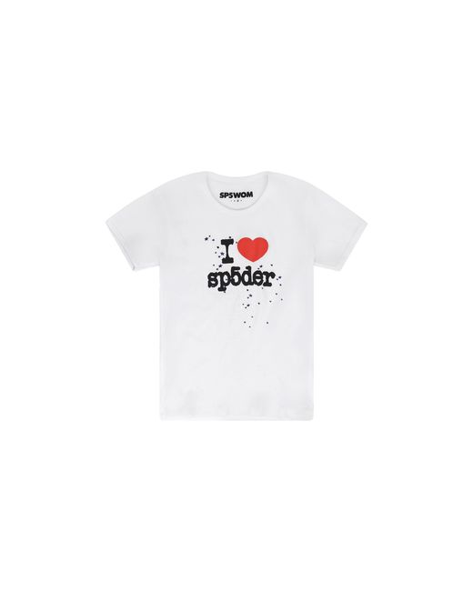 Sp5der Black I Love Baby T-Shirt 455"