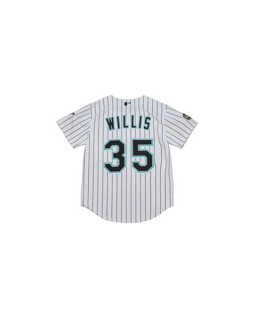 Mitchell & Ness Black Mlb Dontrelle Willis Home World Series Jersey "2003 Florida Marlins – Ajy15338 Fma03Dwswhbk" for men