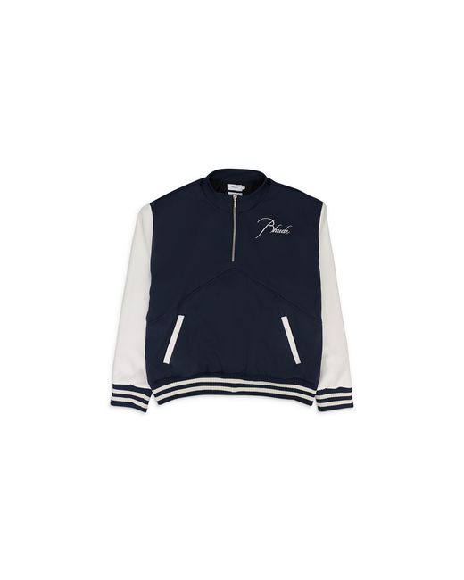 Rhude Black Varsity Pullover Sweater Pf22Ja220633640364" for men