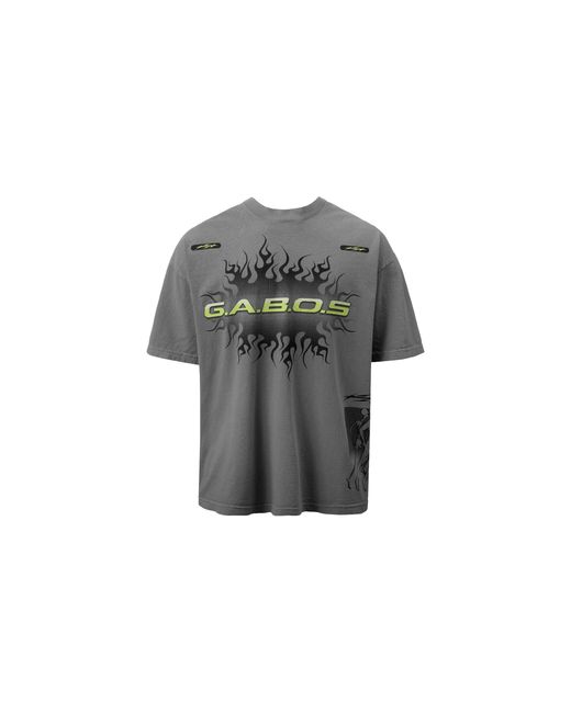 HELLSTAR Black G.A.B.O.S. T-Shirt Hsr331" for men