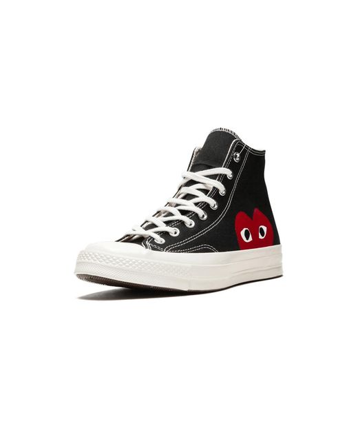 Converse Black Chuck 70 Hi "Comme Des Garçons Half Heart" 150204C" for men