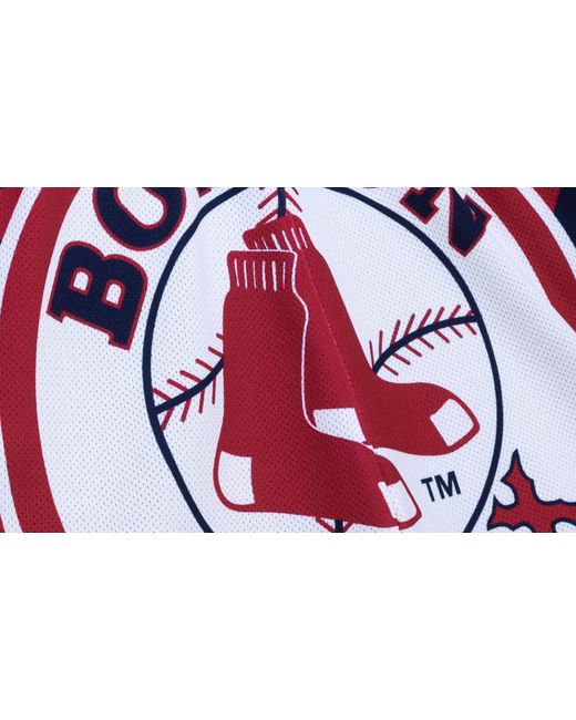 Mitchell & Ness Red Jumbotron 2.0 Sublimated Shorts "Nfl Boston Sox" Pshr1220 Brsyypppnyrd" for men