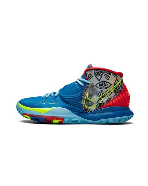 Nike Blue Kyrie 6 Pre Heat "Nyc" Cn9839 401" for men