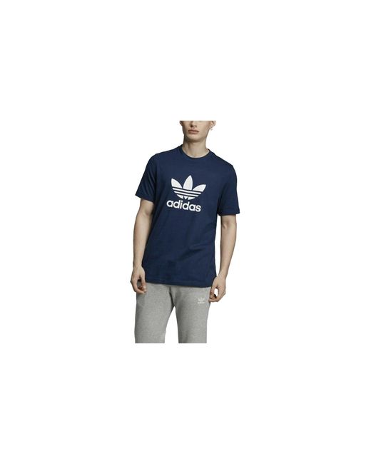 Adidas Black Originals Trefoil T-Shirt "Collegiate" Ed4715" for men
