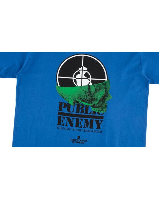Supreme Blue Udc Public Enemy Terrordome T-Shirt "Ss18" Su4086"