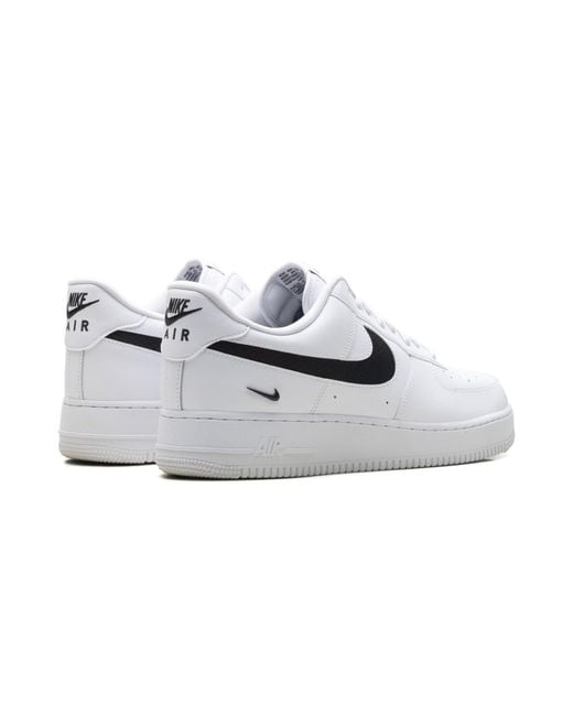 Nike Black Air Force 1 Low "Nylon Swoosh" Ih4452 100" for men
