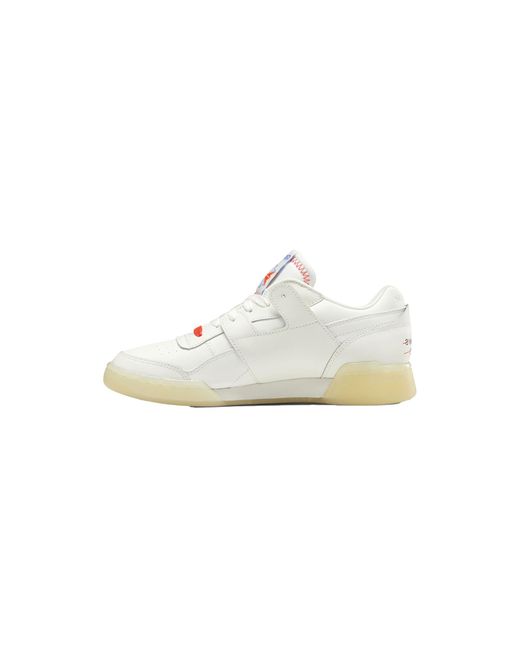 Reebok Black Workout Lo Plus "Chalk Plus" Dv7360"