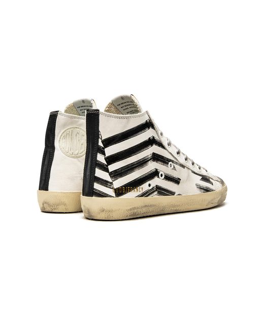 Golden Goose Deluxe Brand Black Francy "Stripes" Gmf00332.F003038.10283" for men