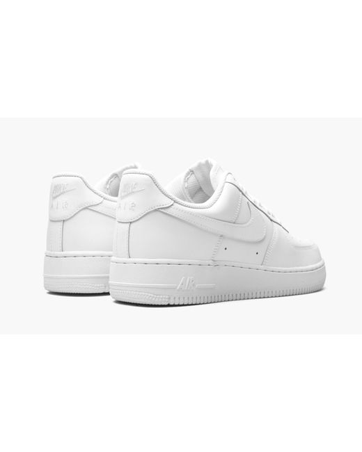 Nike Black Air Force 1 Low '07 "white On White" Shoes for men
