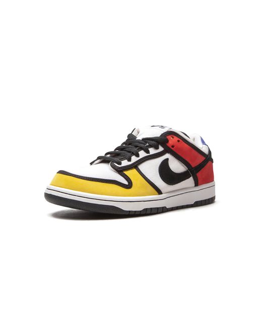 Nike Black Dunk Low Pro Sb "Piet Mondrian" 304292 702" for men