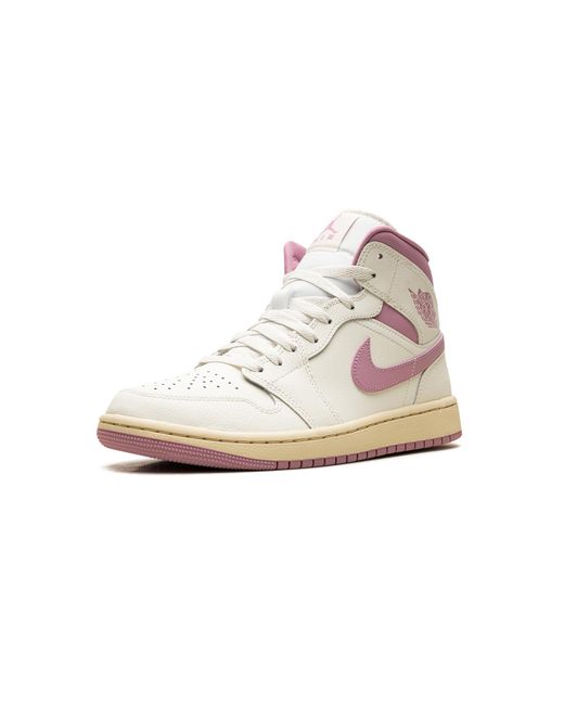 Nike Black 1 Mid "Sail Coconut Milk" Bq6472 162"