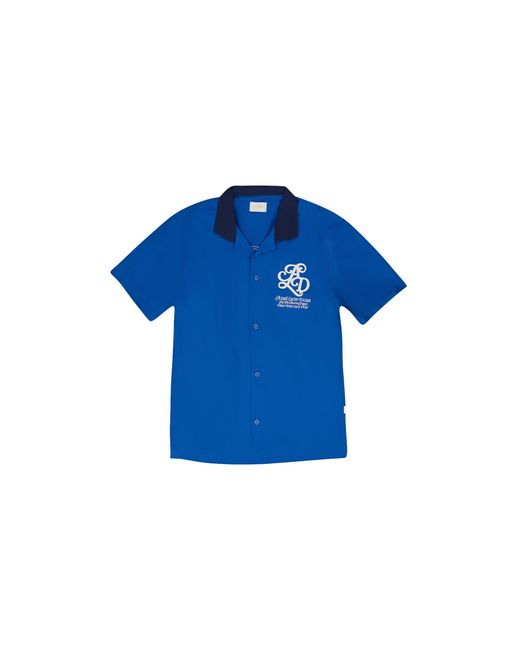 Aimé Leon Dore Blue Bowling Shirt "Classic" Ss24Wt004 Classic" for men