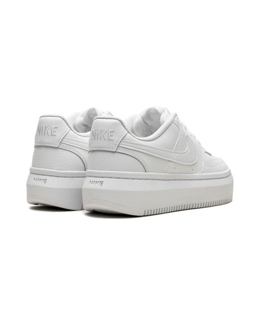 Nike Black Court Vision Alta "triple White" Shoes