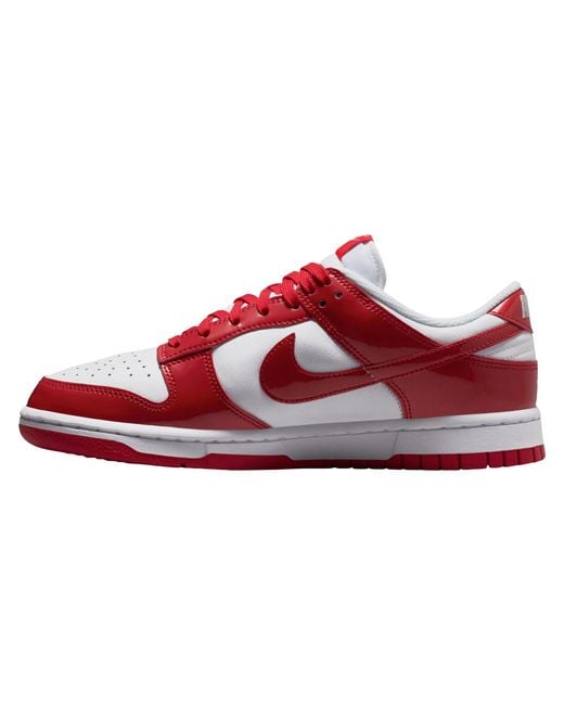 Nike Red Dunk Low Se "Patent University" Iv5104 101"